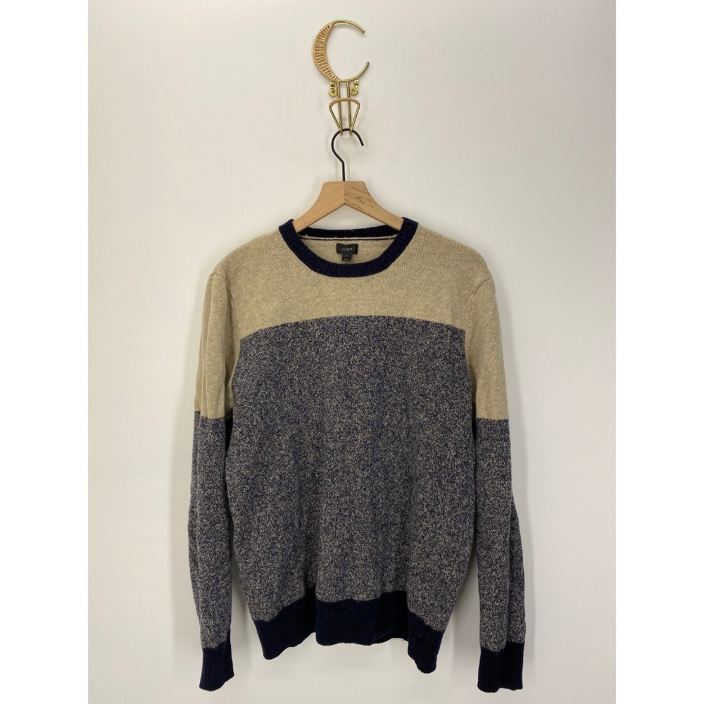 J. Crew Crew Neck Men's Long Sleeve Sweater Size L